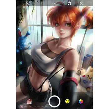 Custom Print Fitness Tünde Meztelen Szexi 3D-s Anime Lány Művészet Plakát HD Wall Art Vászon Festmény, Nappali, lakberendezés Lógni Kép