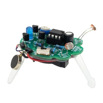 LED, Lélegzést utánzó Fény Fényérzékeny Szenzor Készlet Mobil Robot Része Elektronikus Forrasztás DIY Kit Szimulált Firefly Villog Érzékelő