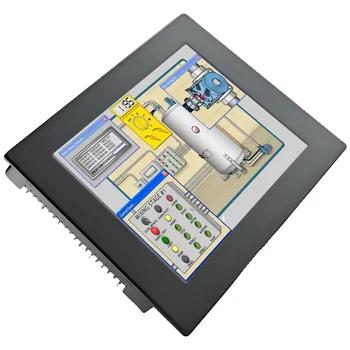 Liliputi PC1201/1202 12 inch 800*600 Ipari Touch PC-LED Háttérvilágítás-Képernyő RS 232 HDMI-VGA, USB WIFI Nyerni 7/8/9 Linux